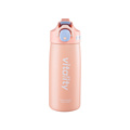 400ml uncap 304 stainless steel vacuum cup water bottle with straw bottle sport